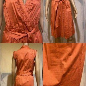 Max + Cleo burnt orange dress